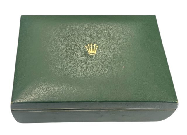 ロレックス 時計用 ケース グリーン ROREX 空箱 箱 昭和40年代 1960年代 純正BOX 内箱 【中古】拍卖