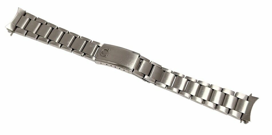 オメガ 時計用 メーカー 純正 ベルト 3列 1168 FF605 ステンレス SS製 OMEGA 替えバンド 【中古】拍卖