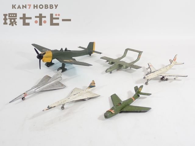 3RW60◆当時物 戦闘機 飛行機 ダイキャスト製 フィギュア 置物 まとめ ジャンク/ディンキー ユンカース,ジルメックス ミラージュ A126 送60拍卖