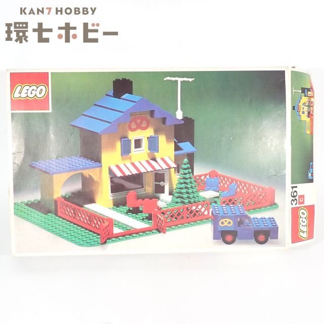 1QW222◆当時物 LEGO レゴ 361 お家 未検品現状 ジャンク/ブロック 初期 最初期 3桁 オールド ビンテージ 昭和レトロ 送:60拍卖