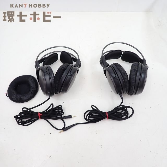 MM5◆オーディオテクニカ ATH-A500 ATR ヘッドホン まとめ 1個動作OK 1個ジャンク/audio-Technica ヘッドフォン 送:-/80拍卖