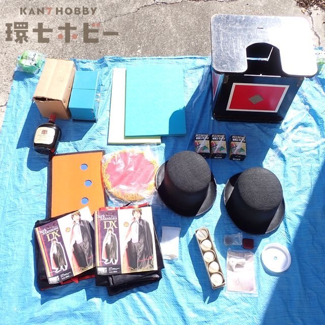 ML1◆①当時物 マジック用品 手品 グッズ まとめ 大量セット 未検品現状 ジャンク/ステージ テンヨー テーブル レトロ 送:160拍卖