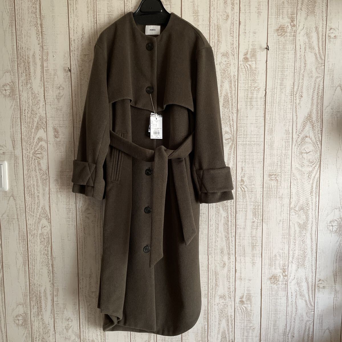 新品 ムルーア ロングコート 定価¥1万7490円拍卖