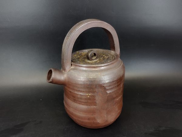 S/ 備前焼 備前 春樂 土瓶 急須 水注 水次 / NY-2402拍卖