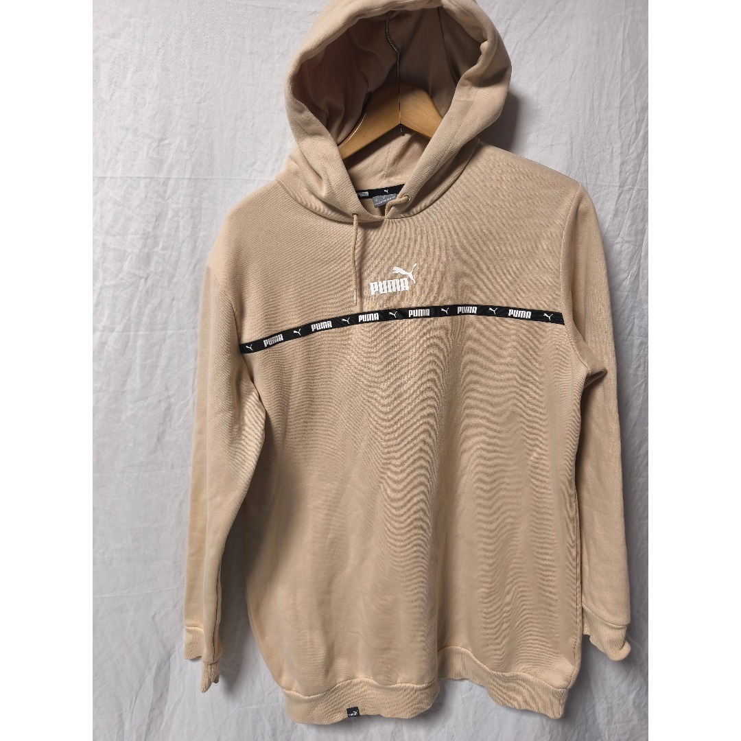 PUMA パーカー フーディー 裏起毛 スウェット ベージュ メンズ M拍卖