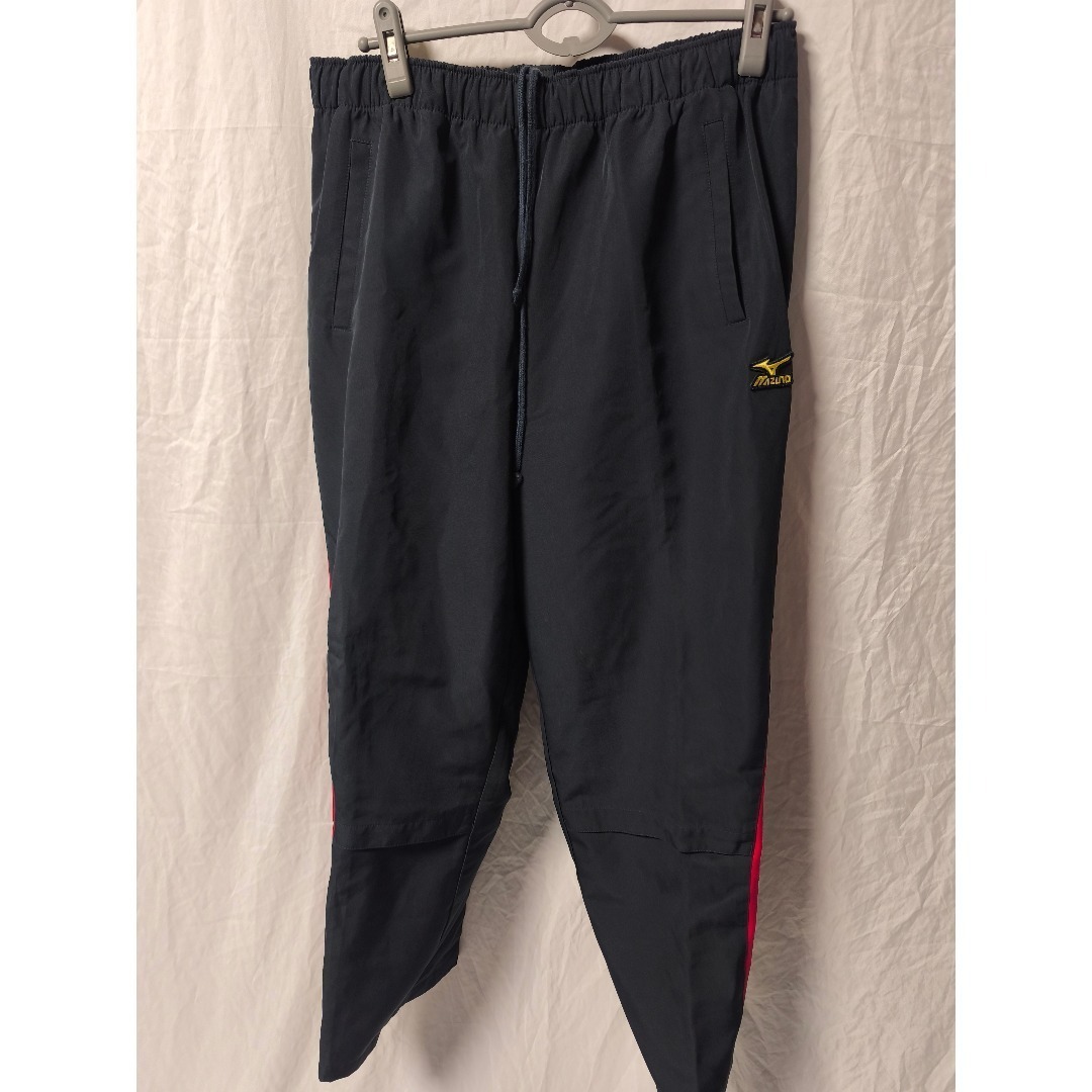 Mizuno Proトレーニングパンツ ジャージ 裏起毛 ネイビー メンズ L拍卖
