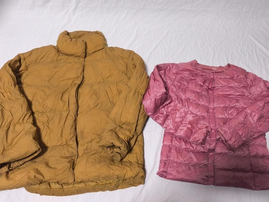 ユニクロ ウルトラライトダウン ダウンジャケット 2枚セット レディース M拍卖