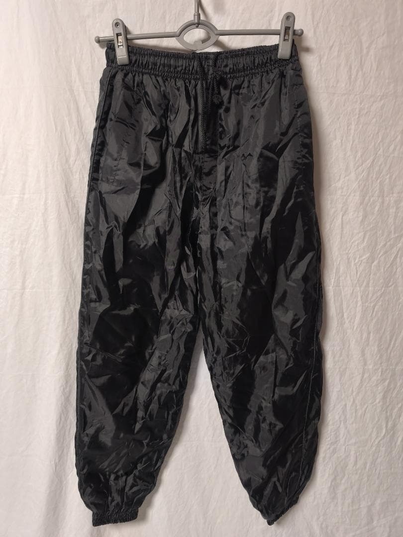 ナイロンパンツ 中綿 裏地付き 防寒・防風パンツ 作業パンツ 黒 メンズ M拍卖