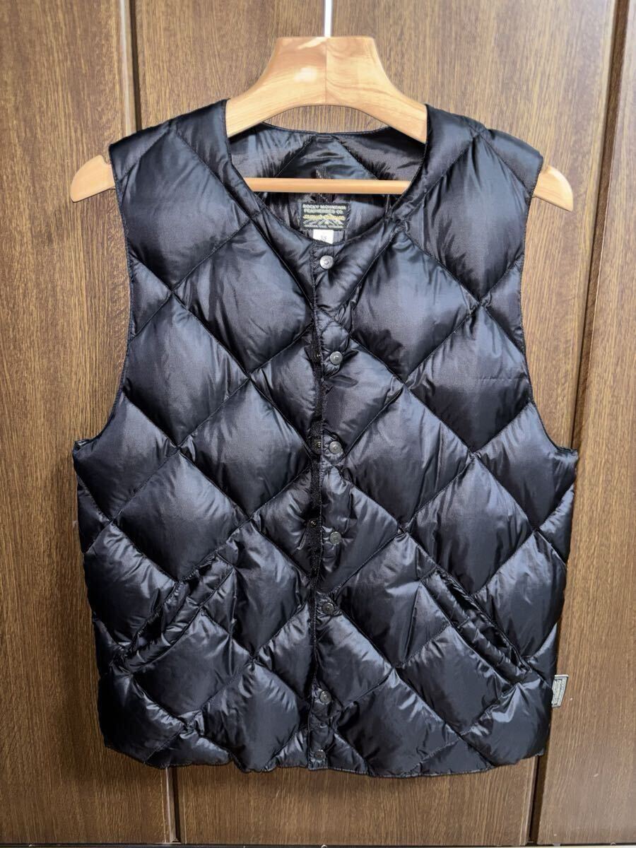 ★ ROCKY MOUNTAN FEATHERBED ダウンベスト キルティング ブラック 38 ロッキーマウンテン ★拍卖