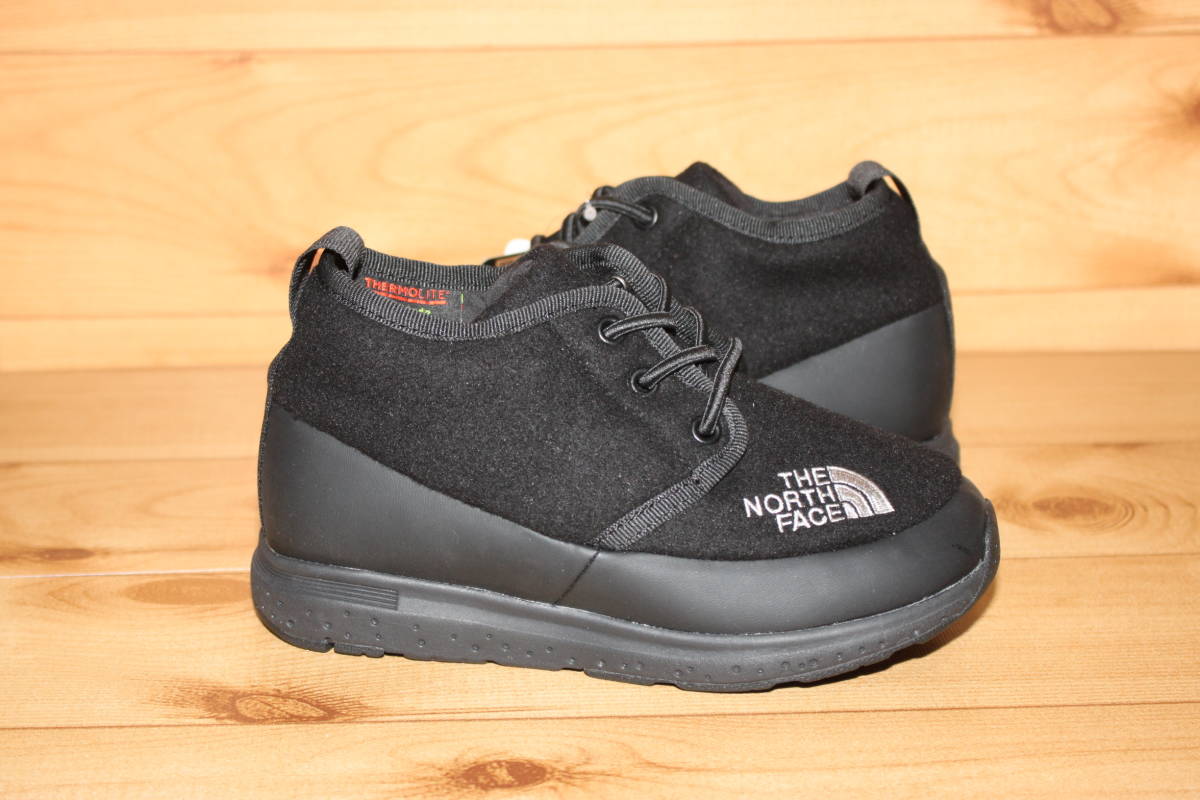 未使用 19㎝ 黒 ノースフェイス トラクション ライト チャッカ ウィンター ブーツ スニーカー シューズ NFJ52091 送料無料拍卖