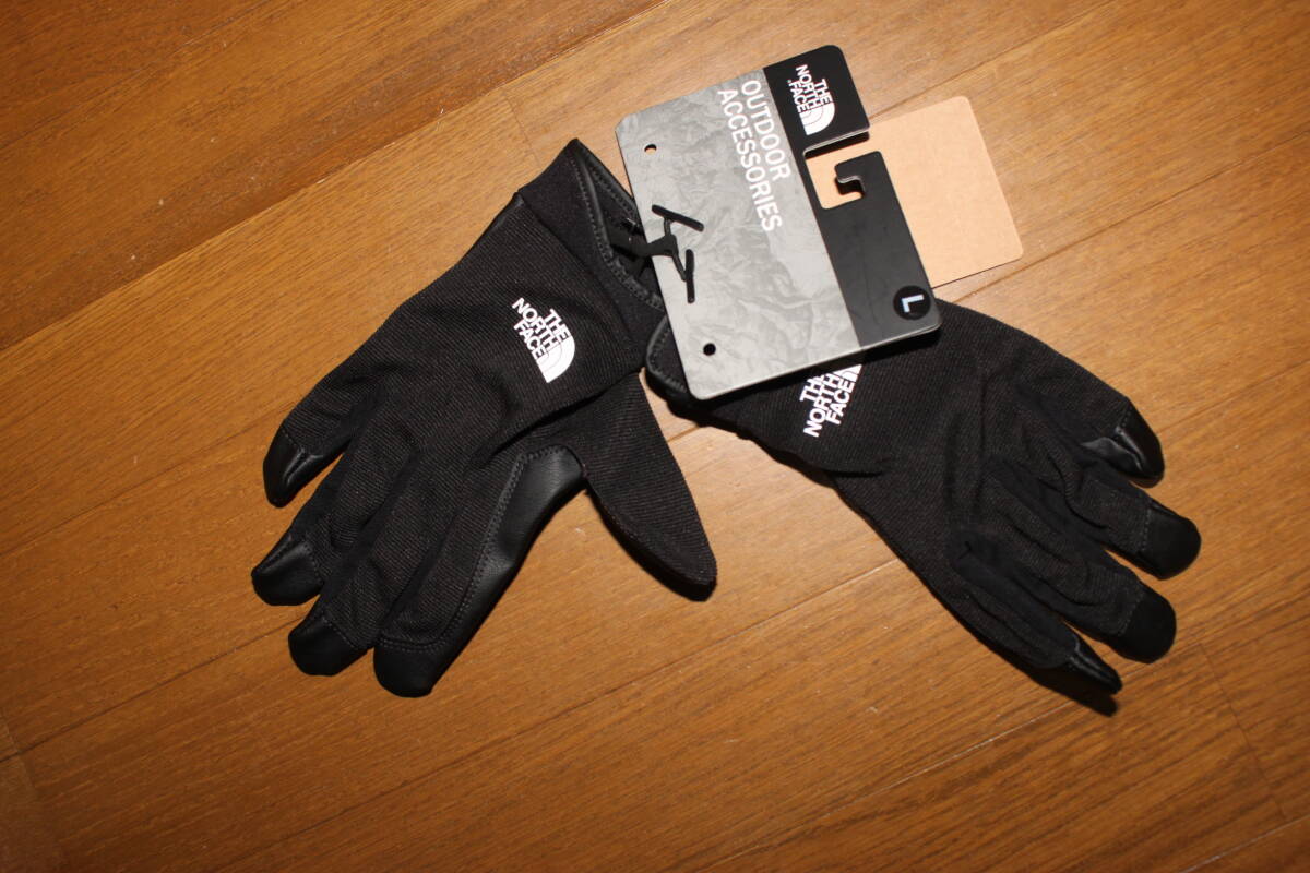 未使用 サイズL 黒 ノースフェイス 手袋 THE NORTH FACE シンプルトレッカーズグローブ NN12302 送料無料即決 タッチパネル対応拍卖