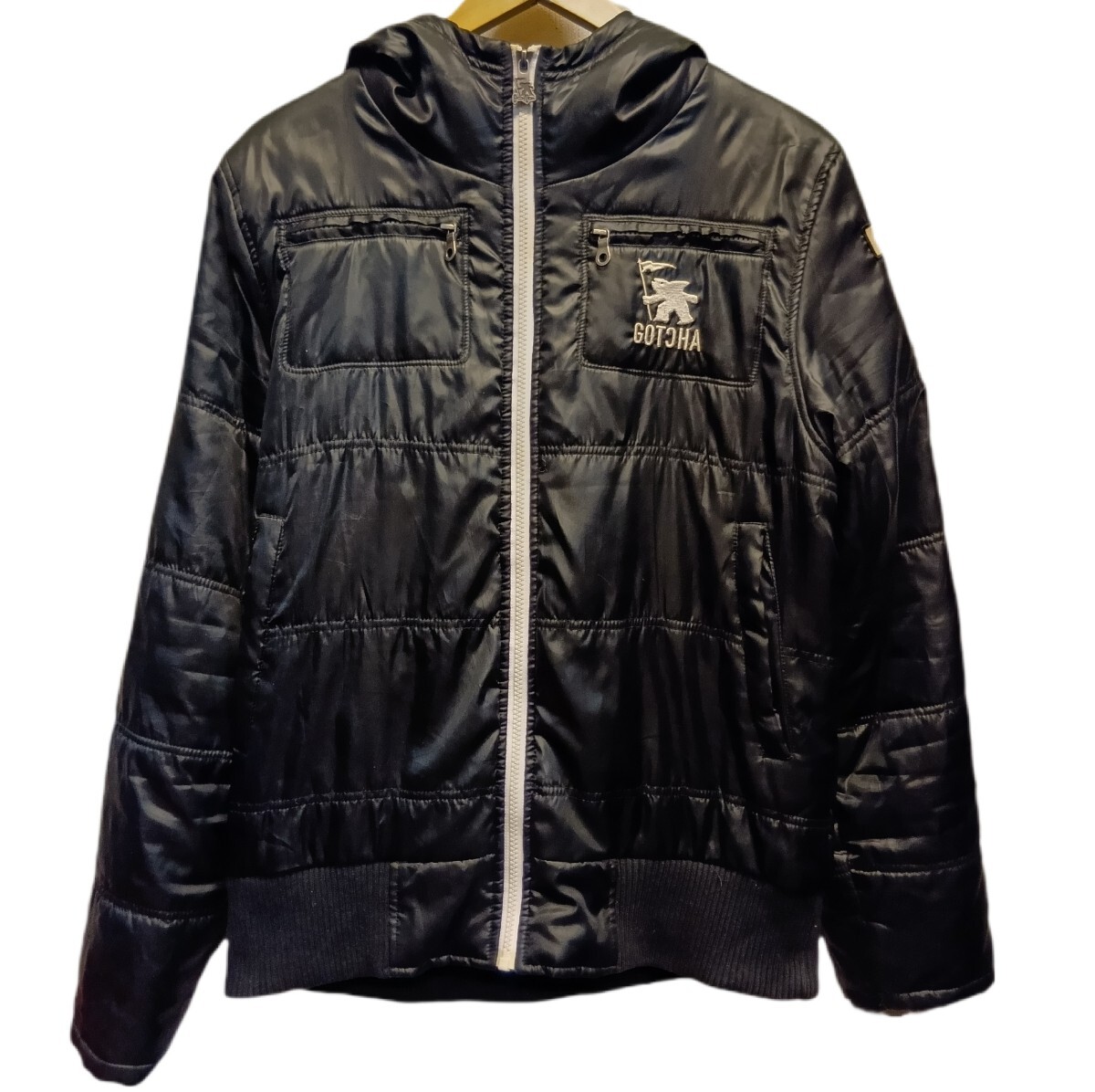220./00’年初期 ガッチャ GOTCHA 中綿フーディージャケット(L-40)拍卖