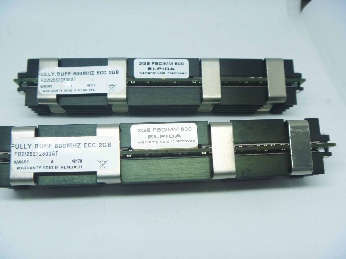 ELIPDA 2GB DDR2 PC2-6400F 800MHz ECC Fully Buffered FB-DIMM拍卖