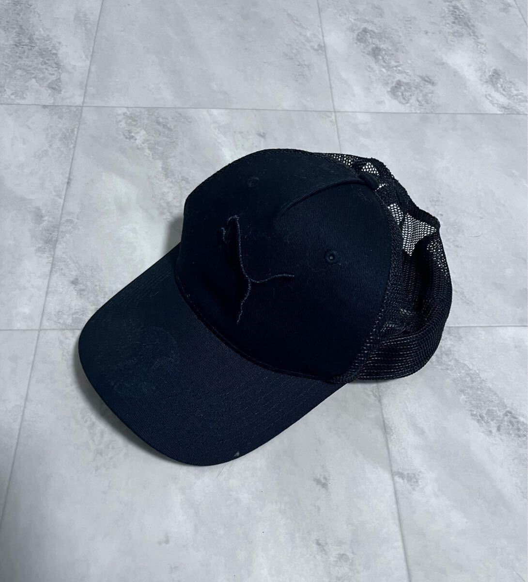 PUMA プーマ キャップ プーマ ブラック 黒 57-60CM 黒 帽子拍卖