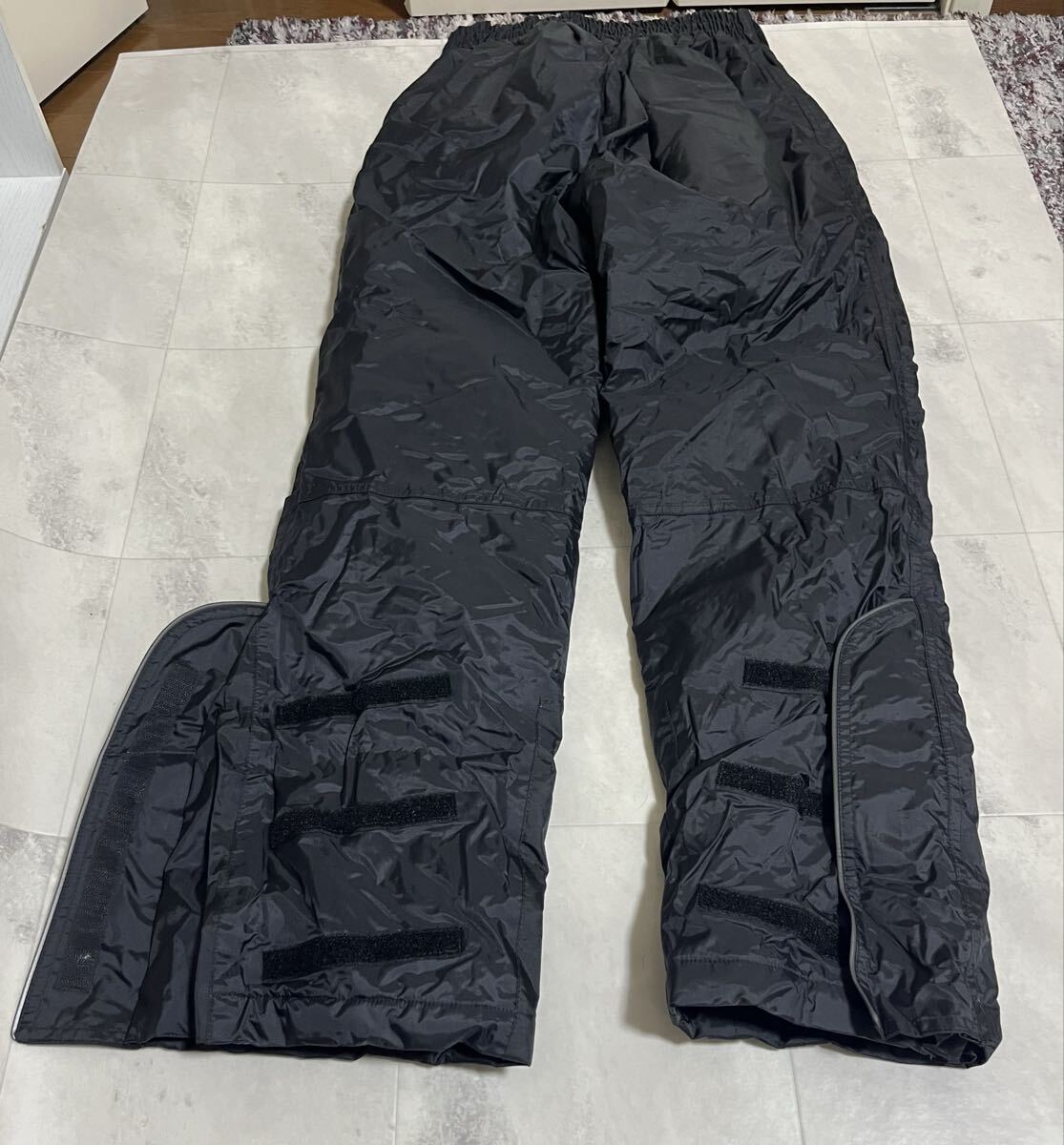 モトベース(MOTO BASE)秋冬モデル 防寒・防風・防水 ウインターパンツ バイク用 オーバーパンツ/MBOP-01 黒 ブラック拍卖