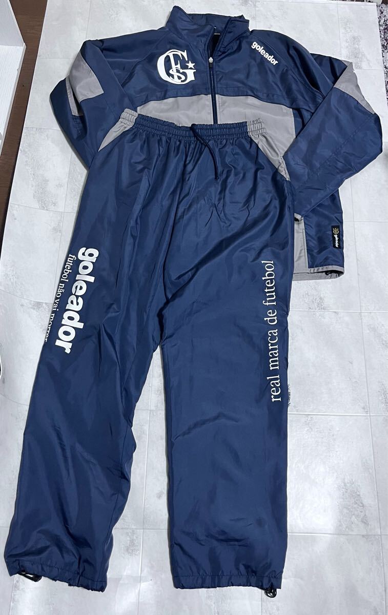 ゴレアドール goleador ジャージ 裏起毛 ナイロン ウインドブレーカー 上下セット セットアップ Lサイズ拍卖