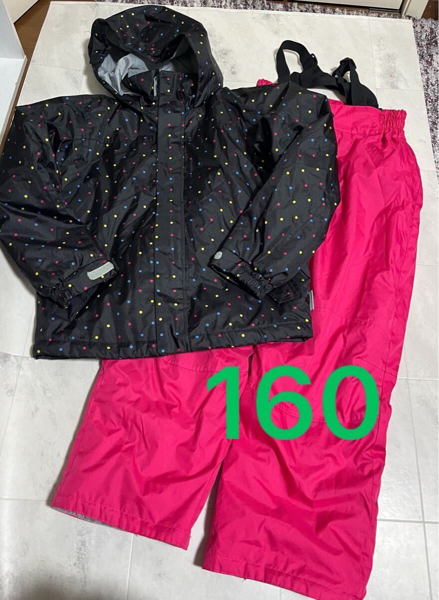 VAXPOT スキーウェア スノボウェア セットアップ サイズ調節機能付き キッズ 160cm拍卖