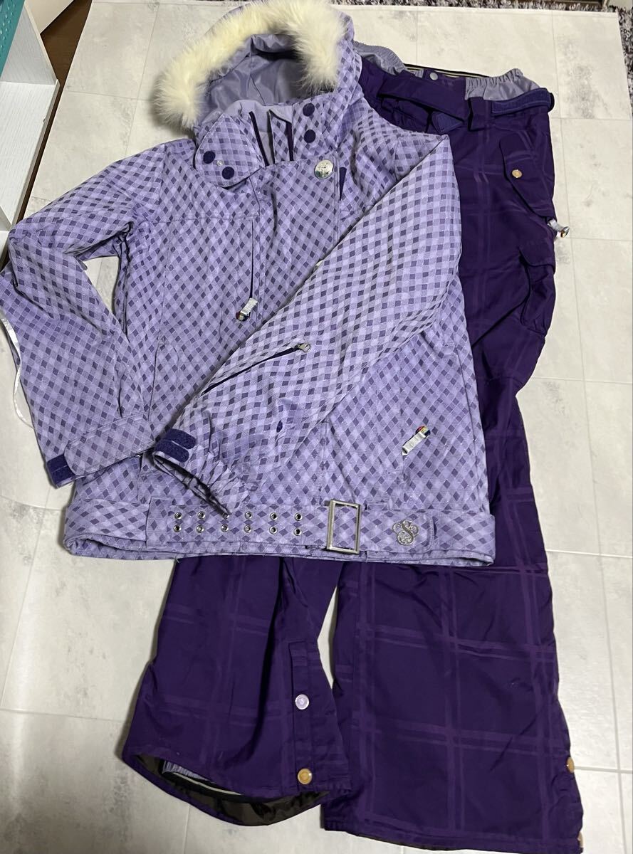 Swivel スイベル XEBIO限定 レディースL-LLサイズ スキーウエア スノボ 上下セット セットアップ 11号 13号拍卖