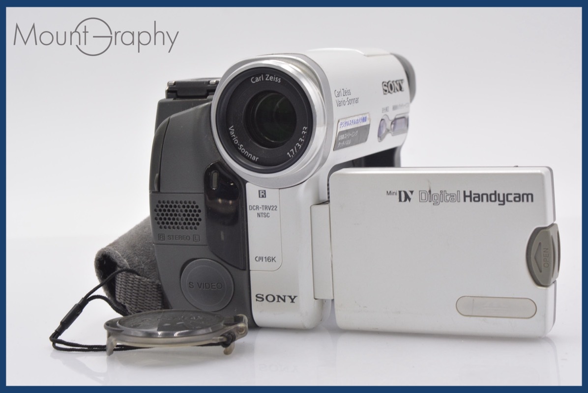 ★ジャンク特価★ ソニー SONY HANDYCAM DCR-TRV22 120x 前キャップ付 同梱可 #mj5306拍卖