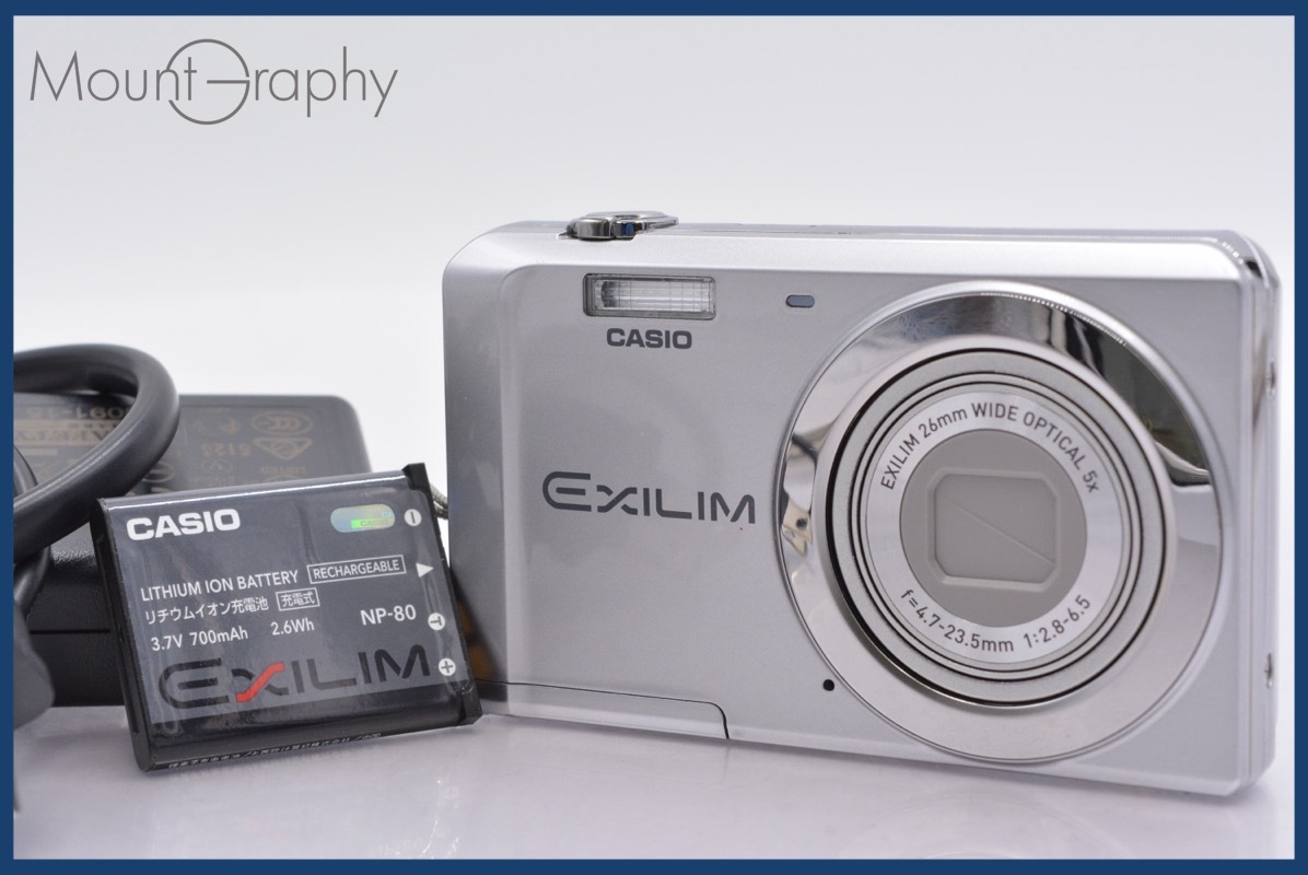 ★極上美品★ カシオ CASIO EXILIM EX-ZS5 5x バッテリー付属 ★完動★同梱可 #am574拍卖