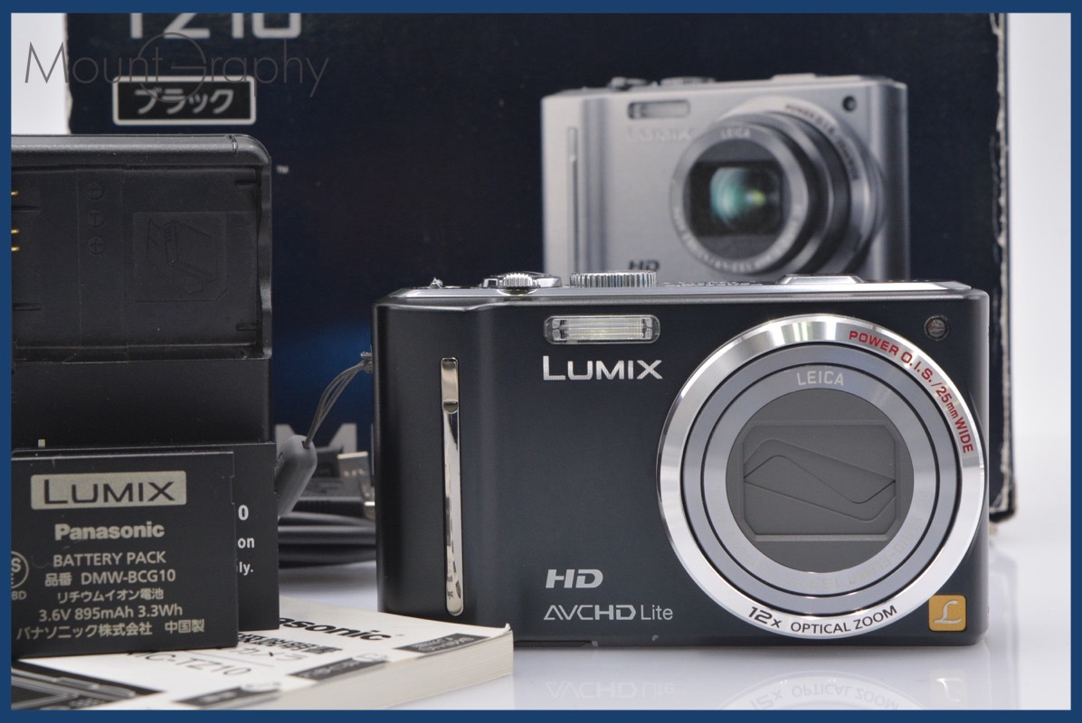 ★良品★ パナソニック Panasonic LUMIX DMC-TZ10 12x 元箱、バッテリー2個、充電器、取扱説明書付属 同梱可 #am124拍卖