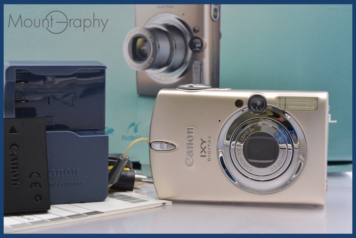 ★良品★ キヤノン Canon IXY DIGITAL 700 3x 元箱、バッテリー、充電器、取扱説明書付属 同梱可 #am48拍卖