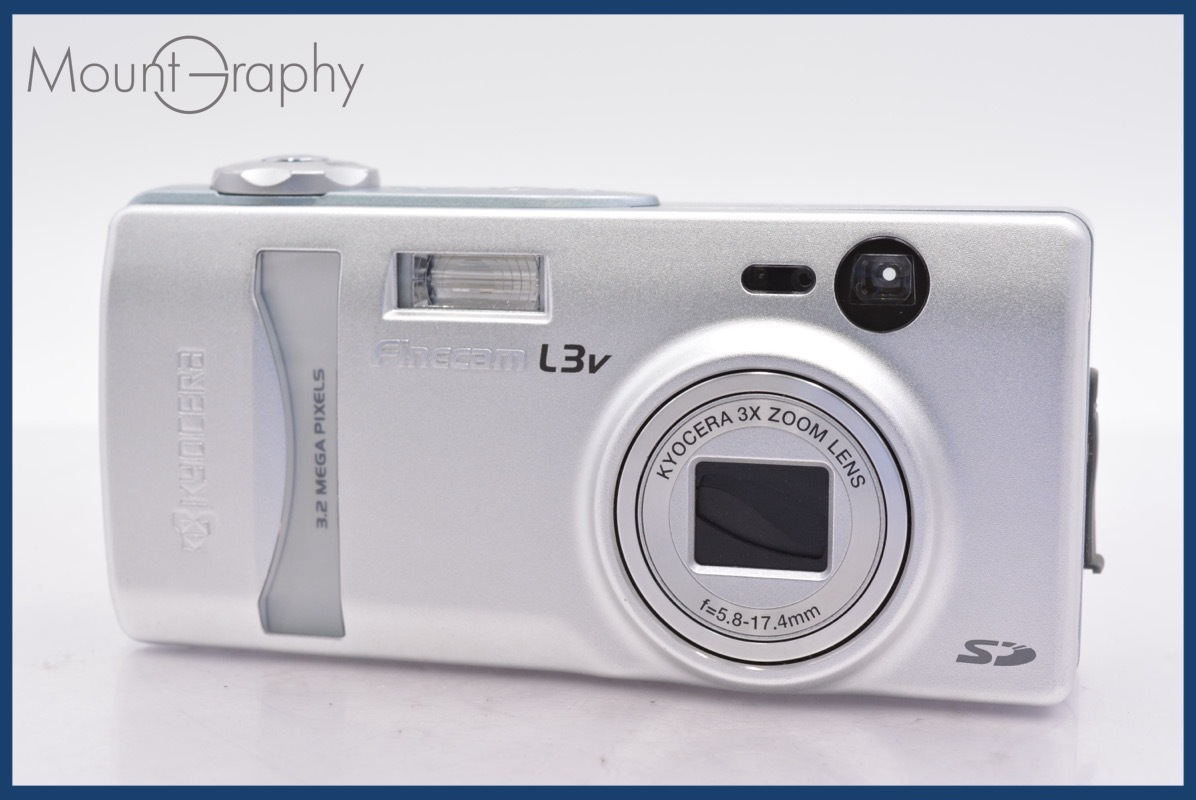★ジャンク特価★ 京セラ KYOCERA Finecam L3V 3x 単三電池仕様 同梱可 #yk5095拍卖