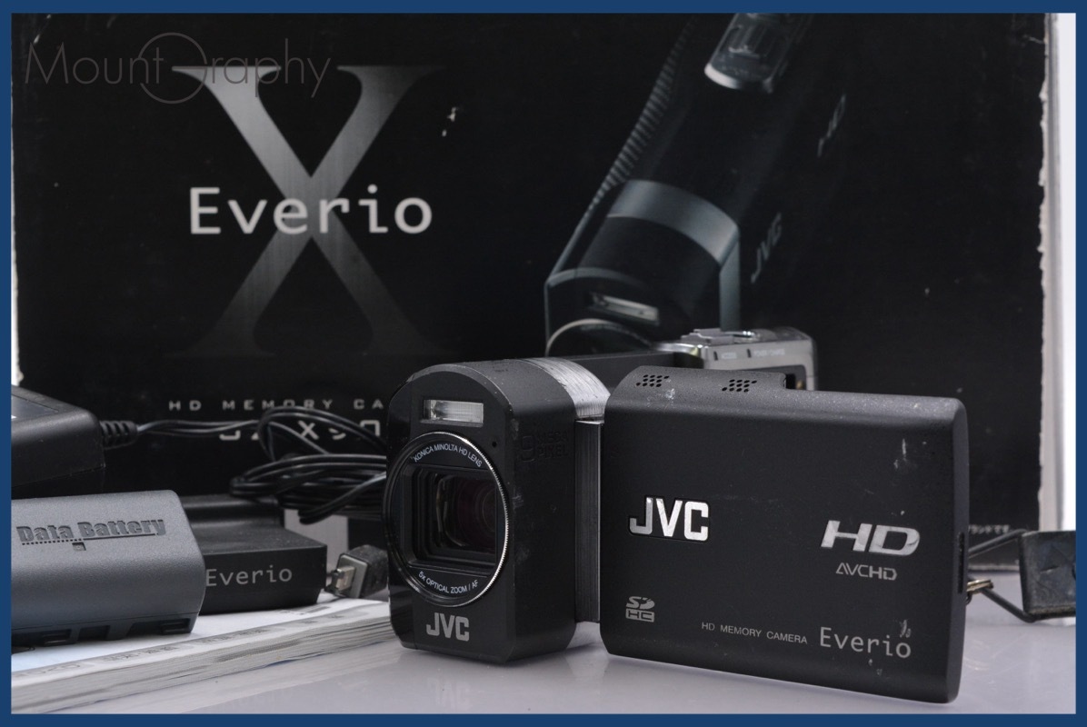 ★極上美品★ ビクター JVC Everio GZ-X900 元箱、バッテリー、取扱説明書付属 ★完動★同梱可 #mj5674拍卖
