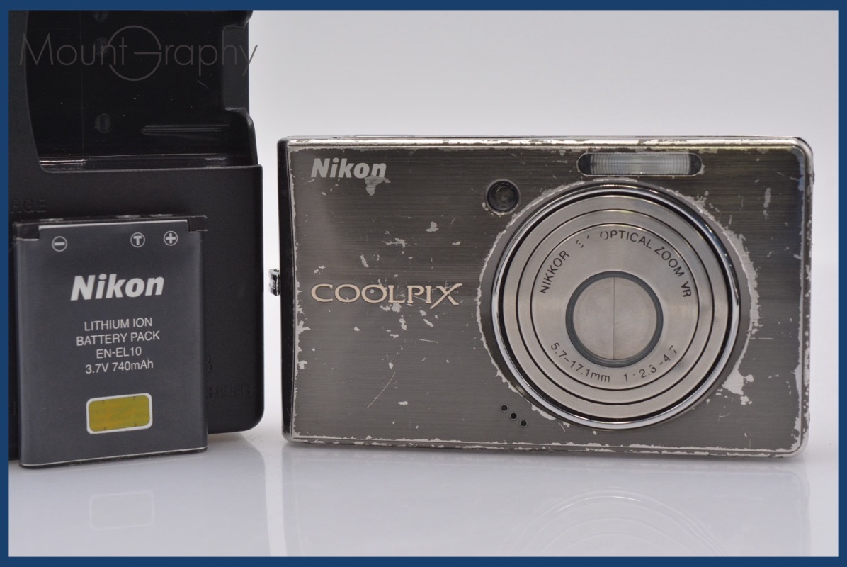 ★特別特価★ ニコン Nikon COOLPIX S510 3x バッテリー、充電器付属 同梱可 #mj4818拍卖