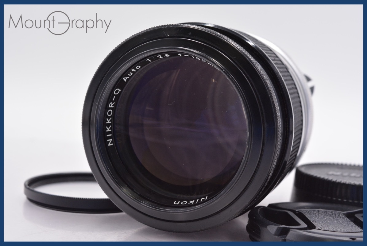 ★極上美品★ ニコン Nikon NIKKOR-Q Auto 135mm F2.8 非Ai 前後キャップ&レンズフィルター付 ★完動★同梱可 #am1045拍卖