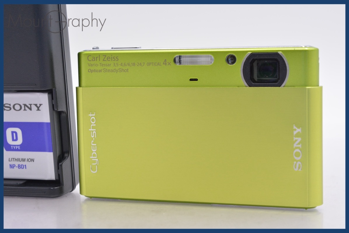 ソニー SONY Cyber-shot DSC-T77 4x バッテリー、充電器付属 ★完動★同梱可 #mj6102拍卖
