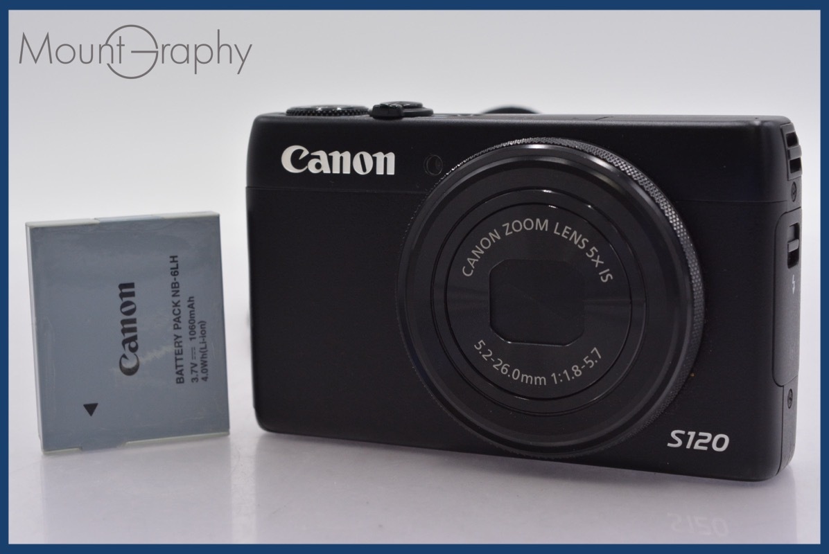 キヤノン Canon PowerShot S120 5x バッテリー付属 同梱可 #mj5896拍卖