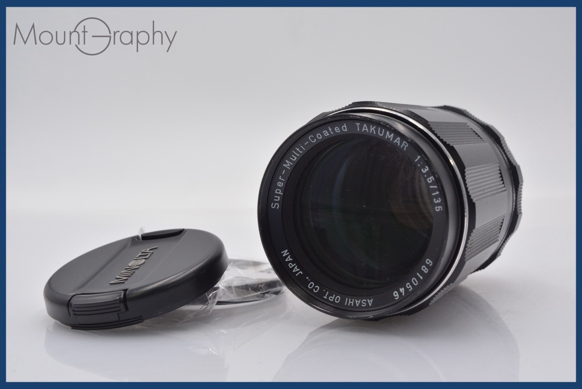 ★良品★ ペンタックス PENTAX Super-Multi-Coated TAKUMAR 135mm F3.5 前キャップ&レンズフィルター付 ★完動★同梱可 #yk4219拍卖
