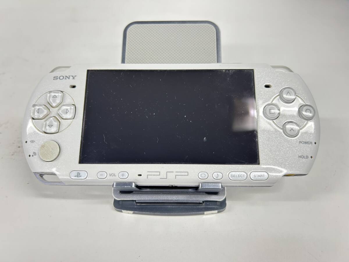 Sony PlayStationPortable プレイステーションポータブル PSP パール・ホワイト 本体 動作確認済み D-7拍卖