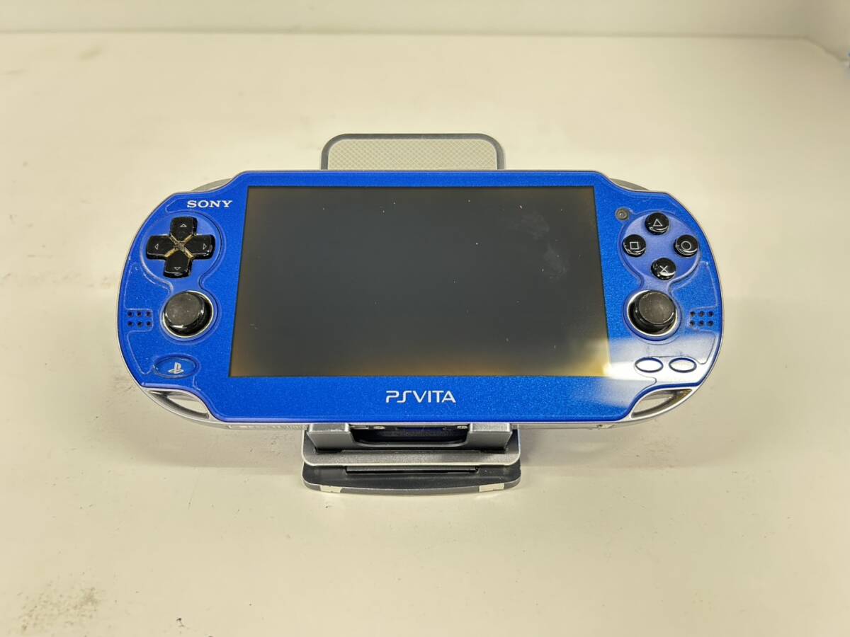 Sony PSVita サファイア・ブルー PCH-1000 動作確認済み D-27拍卖