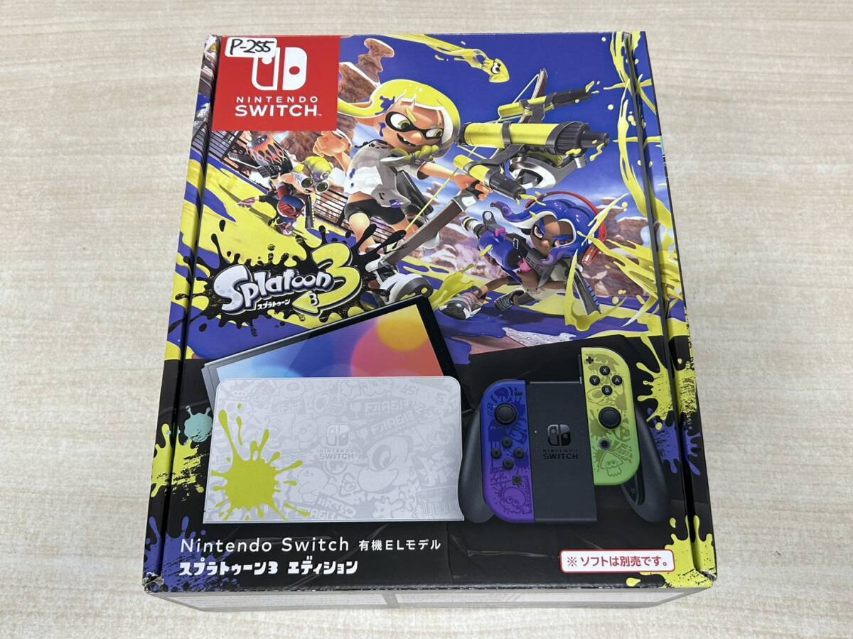 Nintendo Switch 有機ELモデル スプラトゥーン3 エディション HEG-001 本体セット 動作確認済み P-255拍卖