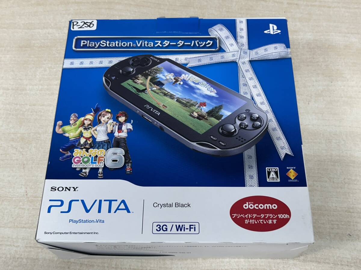 【未使用品】Sony PSVita スターターパック みんなのGOLF6 PCH-1100 本体セット 動作確認済み P-256拍卖
