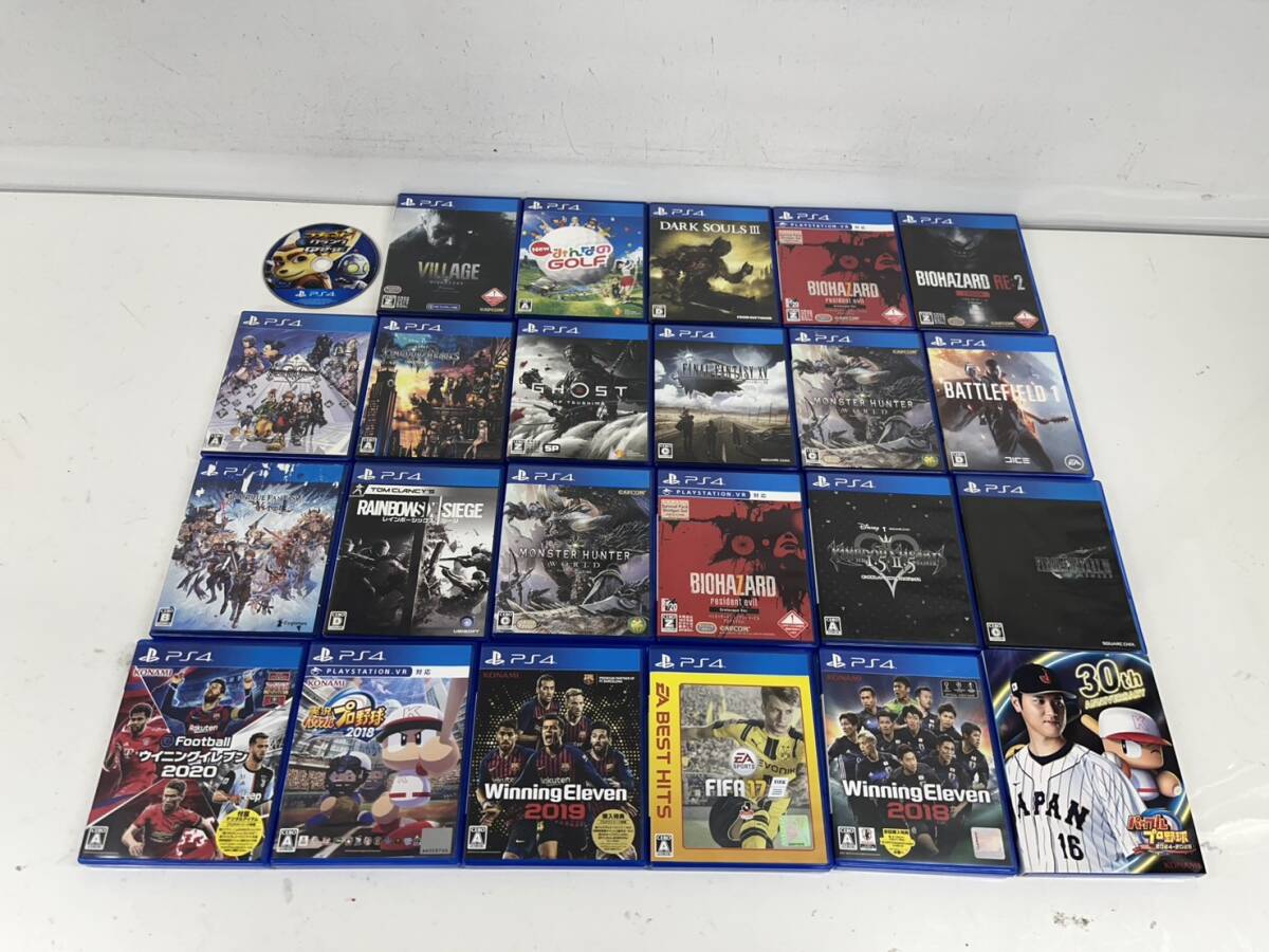 Sony PS4 ゲームソフト 24本 まとめ売り D-83拍卖