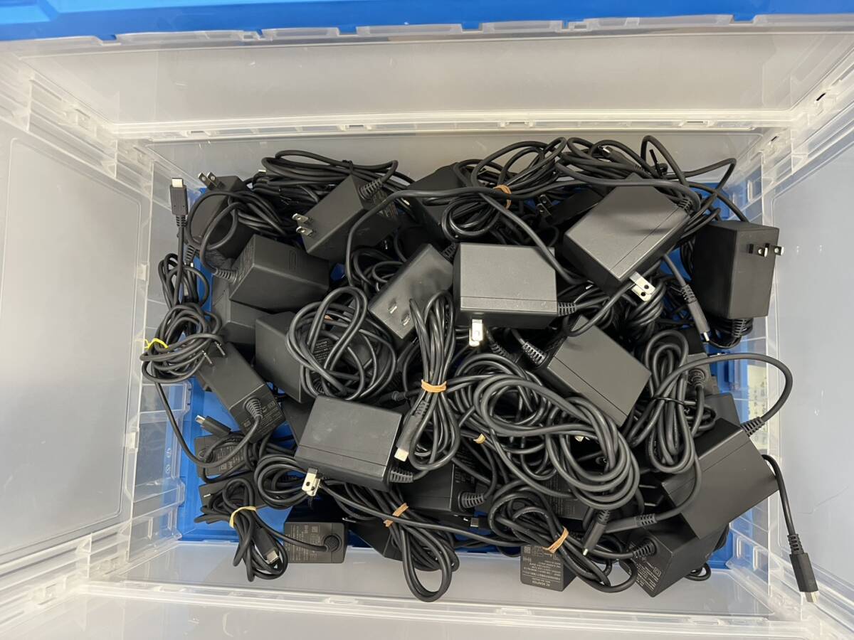 Nintendo Switch ACアダプター 充電器 50個 まとめ売り HAC-002(JPN) 動作未確認 D-89拍卖