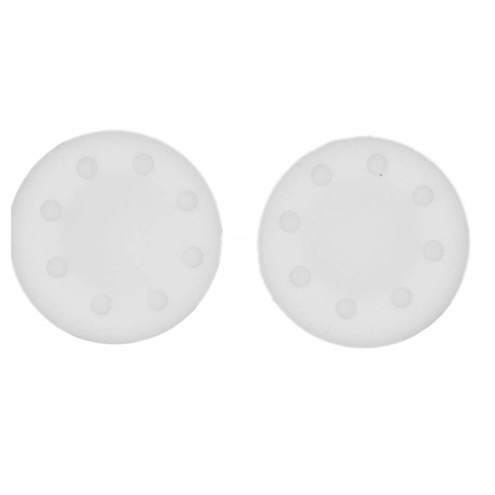 【vaps_2】PS4 コントローラー 交換用 アナログスティックカバー 《ホワイト》 2個1セット Xbox One 互換 キャップ 送込拍卖