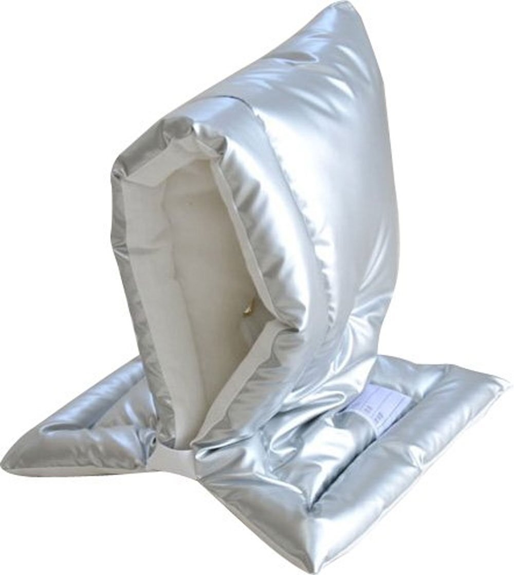 【vaps_2】ガマカ工業 防炎協会認定アルミ防災クッション (L) 大人用30x46cm 送込拍卖