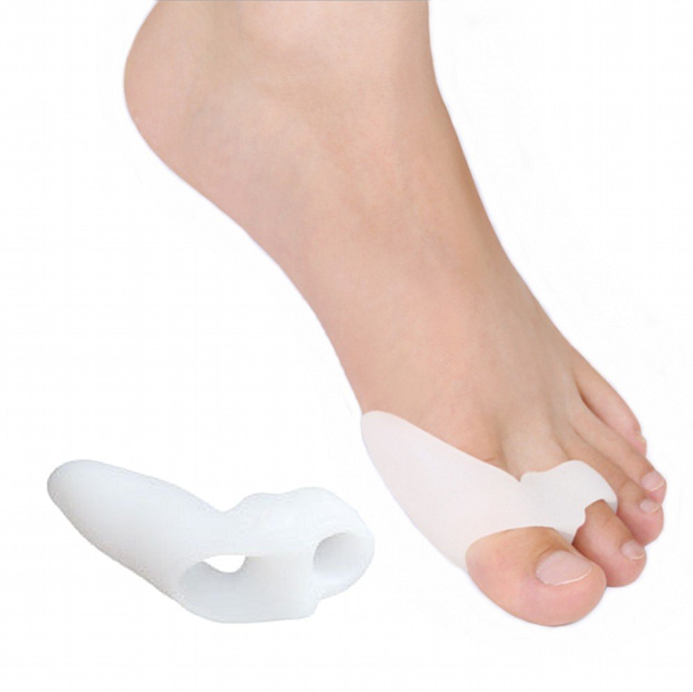 【vaps_7】外反母趾 足指サポーター 《2個セット》 左右兼用 シリコン ジェルパッド 親指 サポーター 送込拍卖