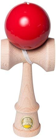 【vaps_2】日本けん玉協会認定 New 競技用けん玉「大空」単色 赤 送込拍卖