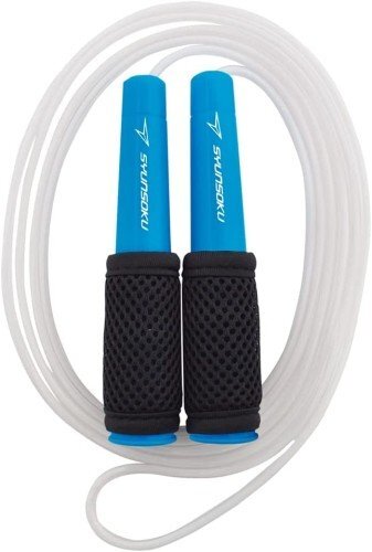 【vaps_7】デビカ 縄跳び 瞬足なわとび ブラックメッシュ スノーブルー 103569 送込拍卖