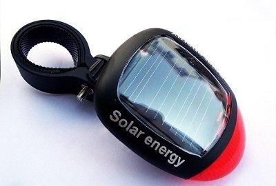 【vaps_6】自転車用 ソーラーテールライト 赤色 点灯 点滅 LEDリアライト 送込拍卖