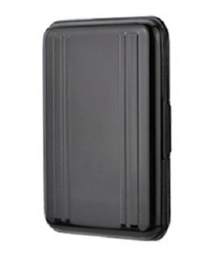 【vaps_5】アルミ microSD SDカードケース 《SDx8枚 microSDx8枚》 《ブラック》 メモリーカード メディア ホルダー 送込拍卖