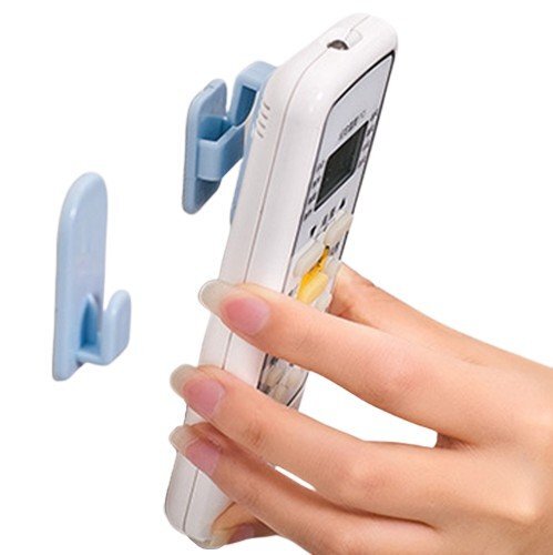 【vaps_4】リモコンフック 《2個セット》 両面テープ式 リモコン掛け リモコン立て リモコンスタンド リモコンラック 収納 送込拍卖