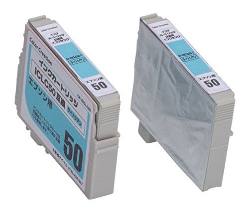 【vaps_2】Color Creation エプソンICLC50 互換 インクカートリッジ+交換用タンク CF-EICLC50 T1 送込拍卖