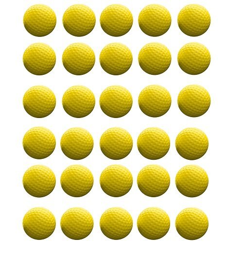 【vaps_7】スポンジ ゴルフボール 30個セット 練習用 安全 ボール 送込拍卖