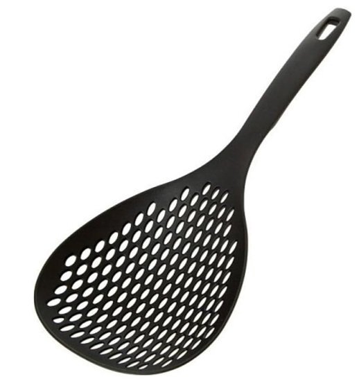 【vaps_2】アルティス ホームシェフ ビックメッシュスプーン ブラック 日本製 送込拍卖